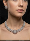 Traditional Design | American Diamond Jewelry Set - Amaara World