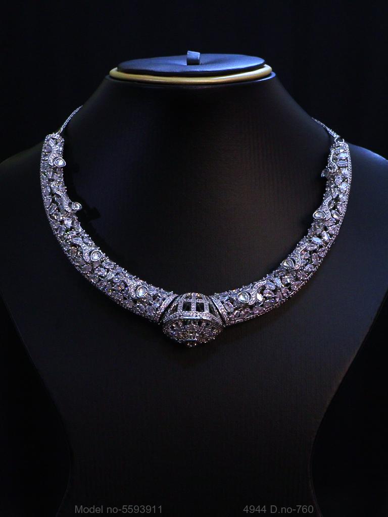 Traditional Design | American Diamond Jewelry Set - View B