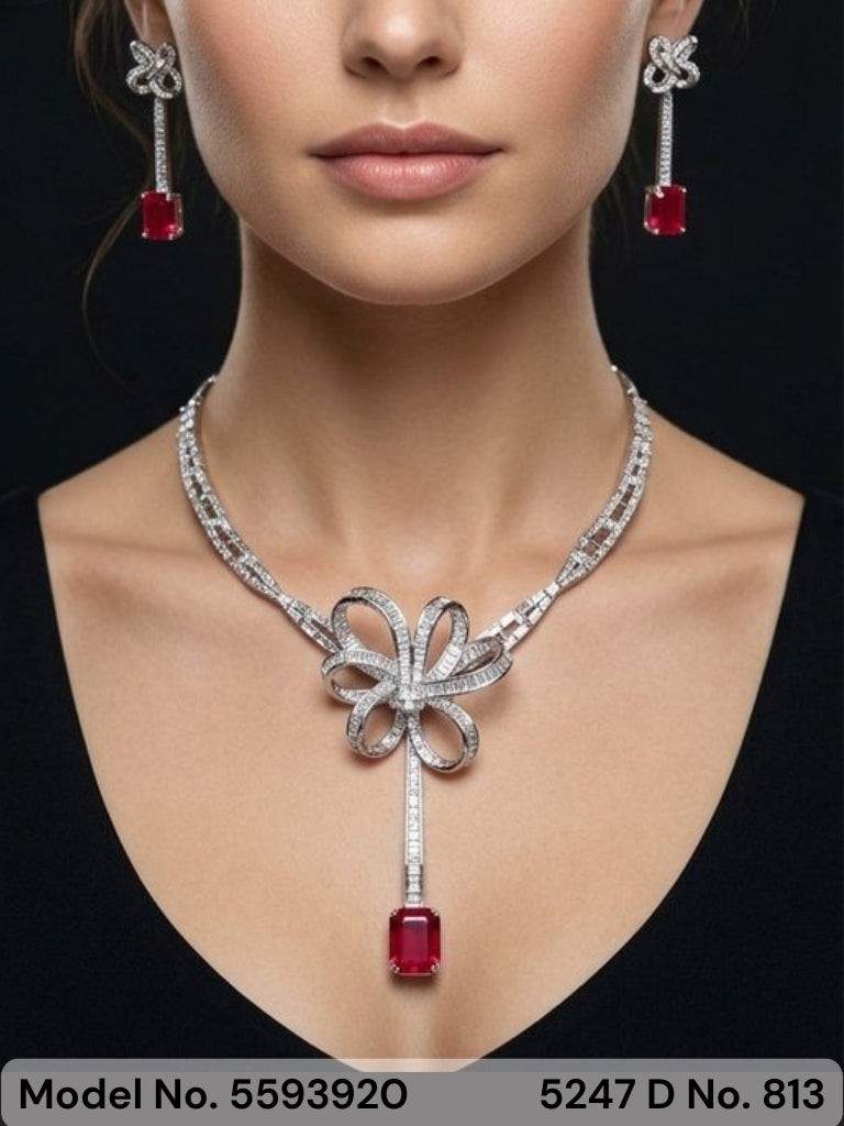 Original Zircon Necklace Set