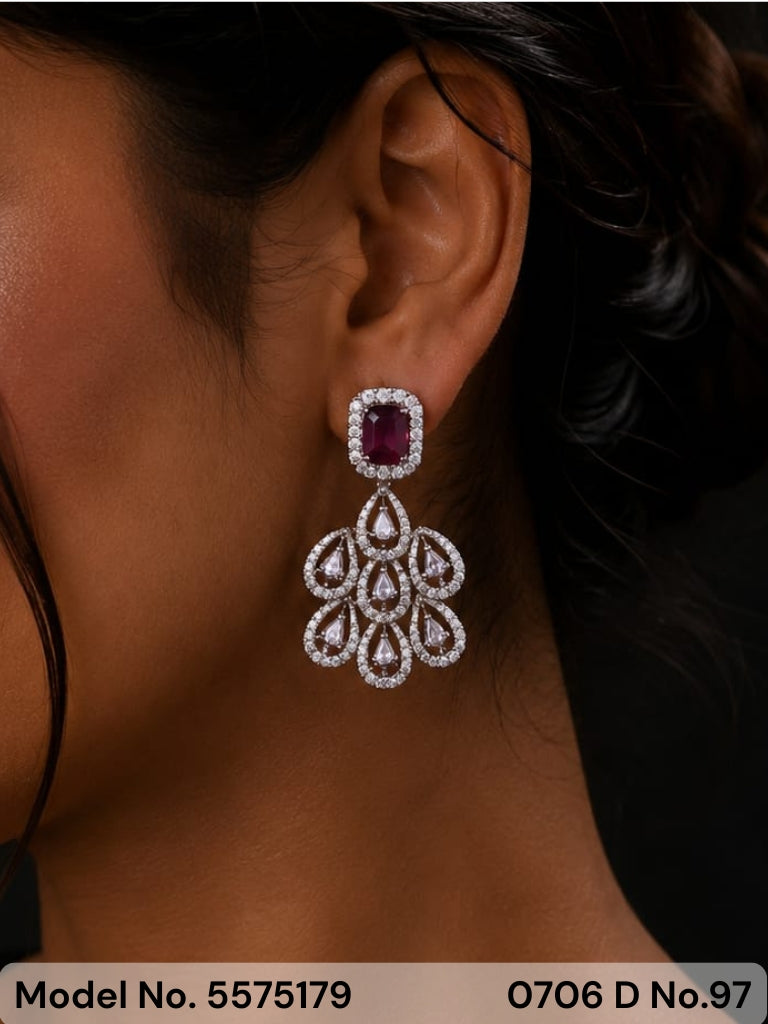 Artificial Diamond Earrings - Amaara World