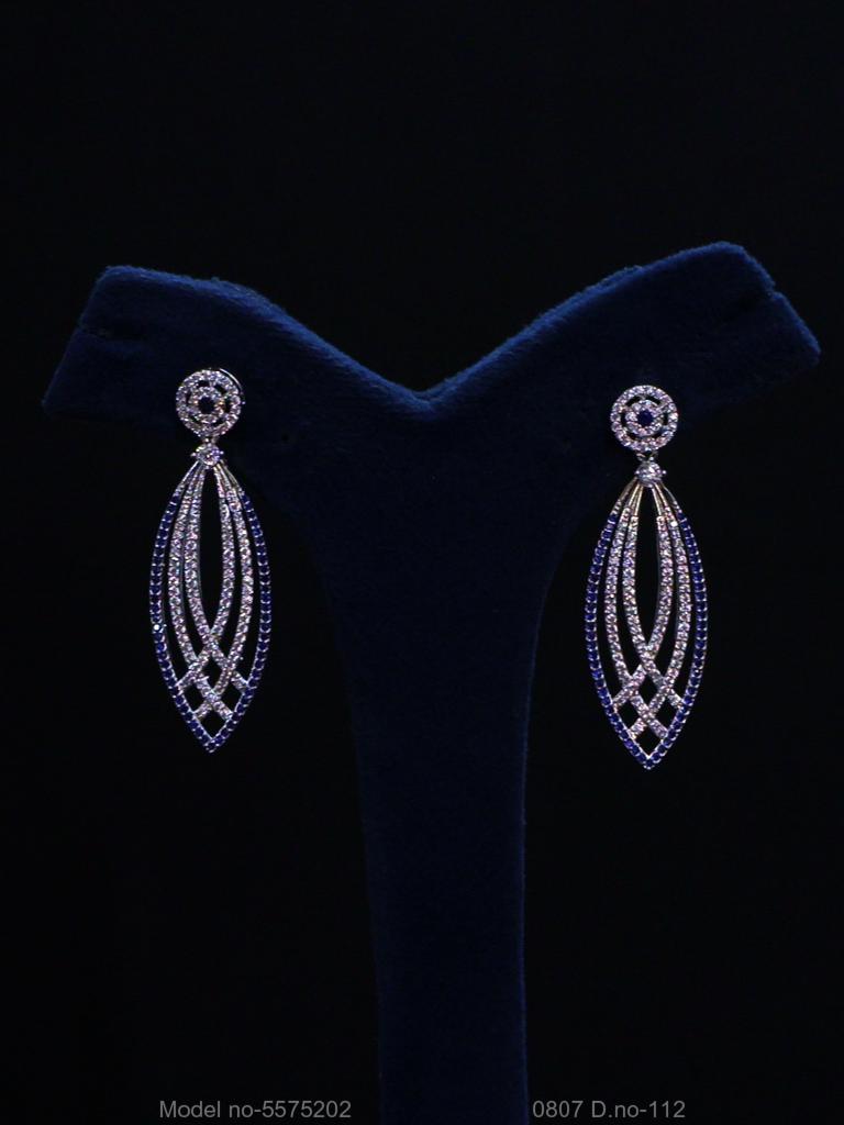Zircon Earrings can be a Gift - View A