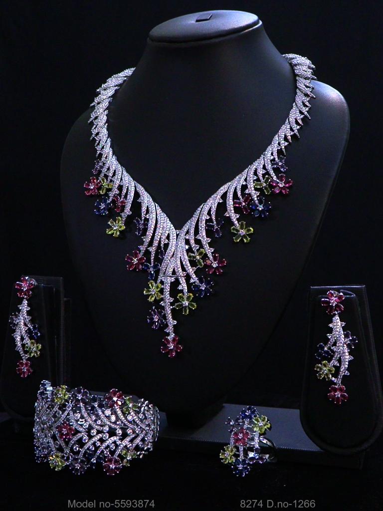 Handmade Traditional Masterpiece Zircon Jewelry Set
