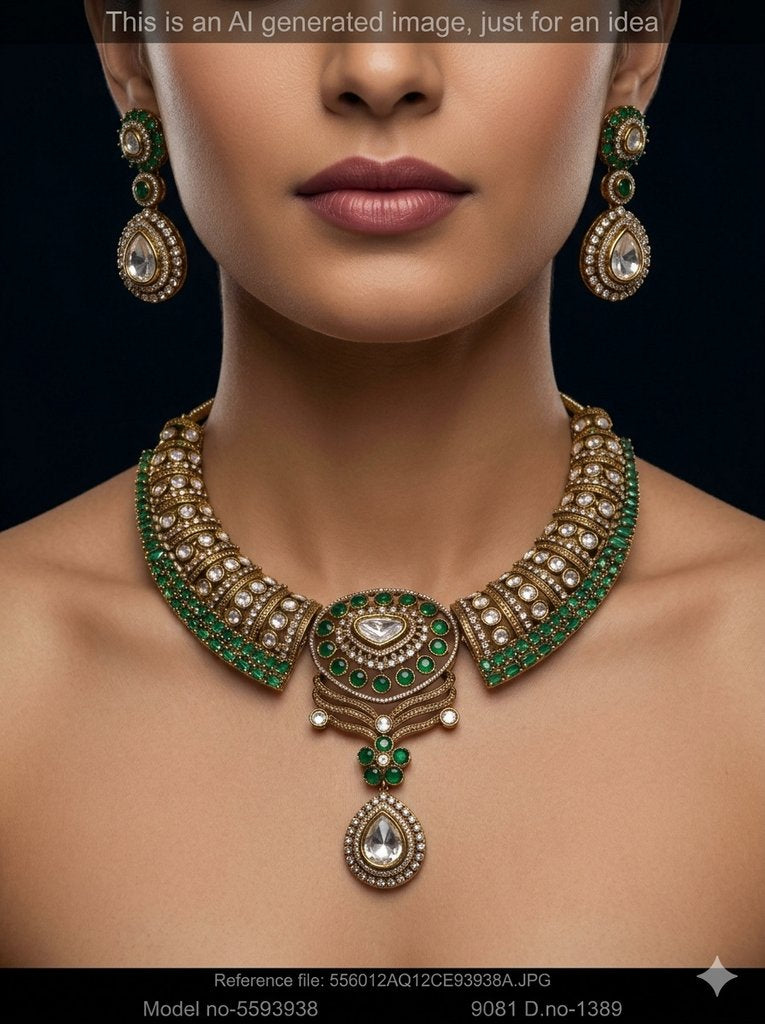 Statement American Diamond Set - Amaara World
