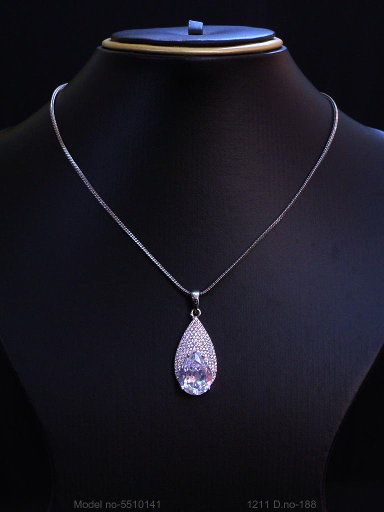 Lab Created Diamond Pendants - View A