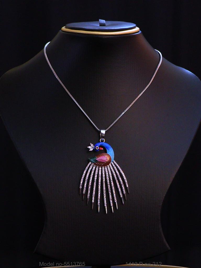 Handcrafted Masterpiece | Cz Pendant Set - View A