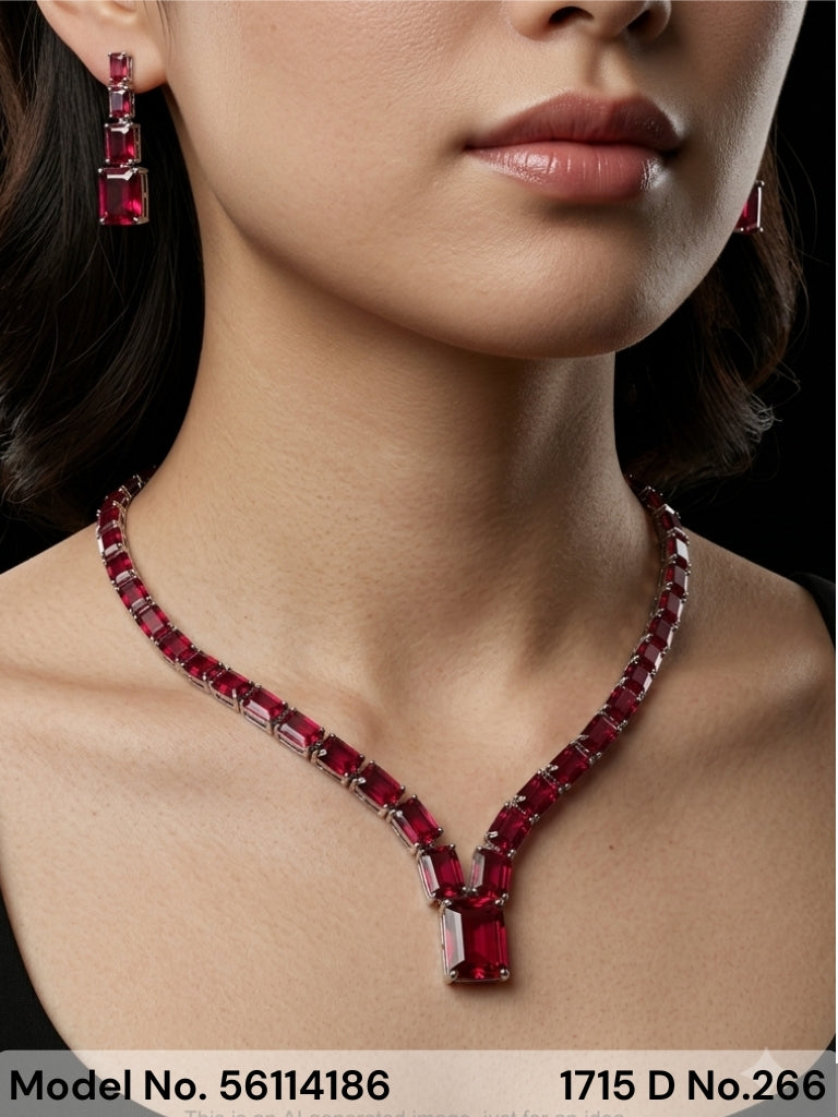 Cz Jewelry Set | Classic Pattern - Amaara World