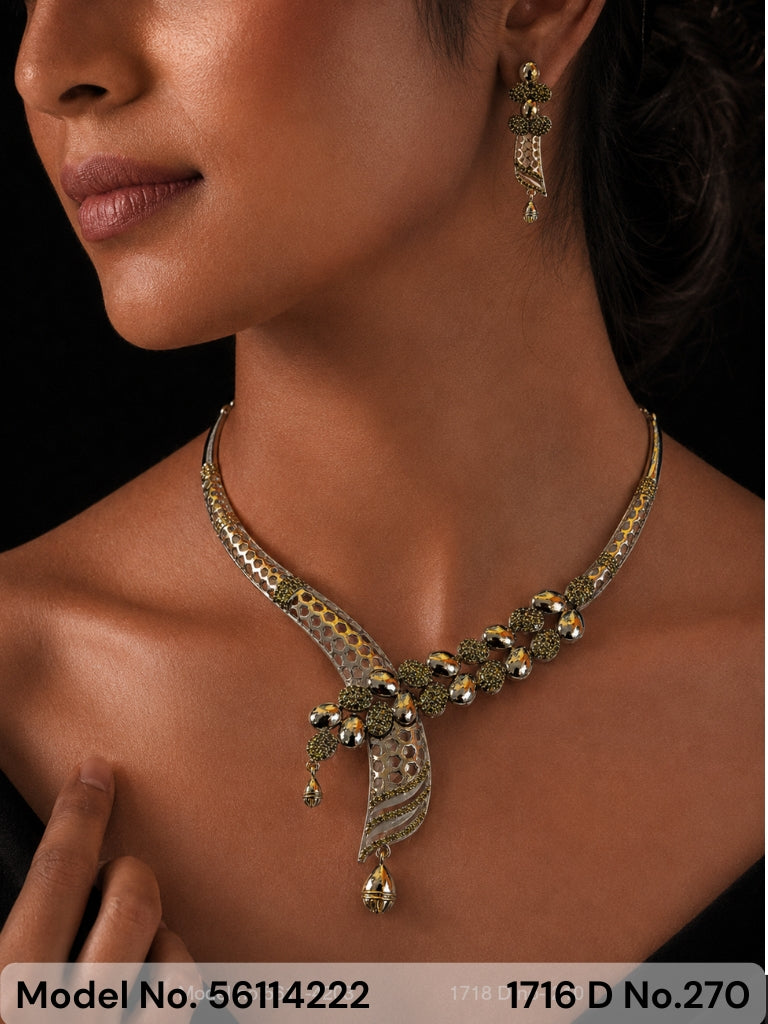 Cz Jewelry Set | Classic Pattern - Style 9 - Amaara World