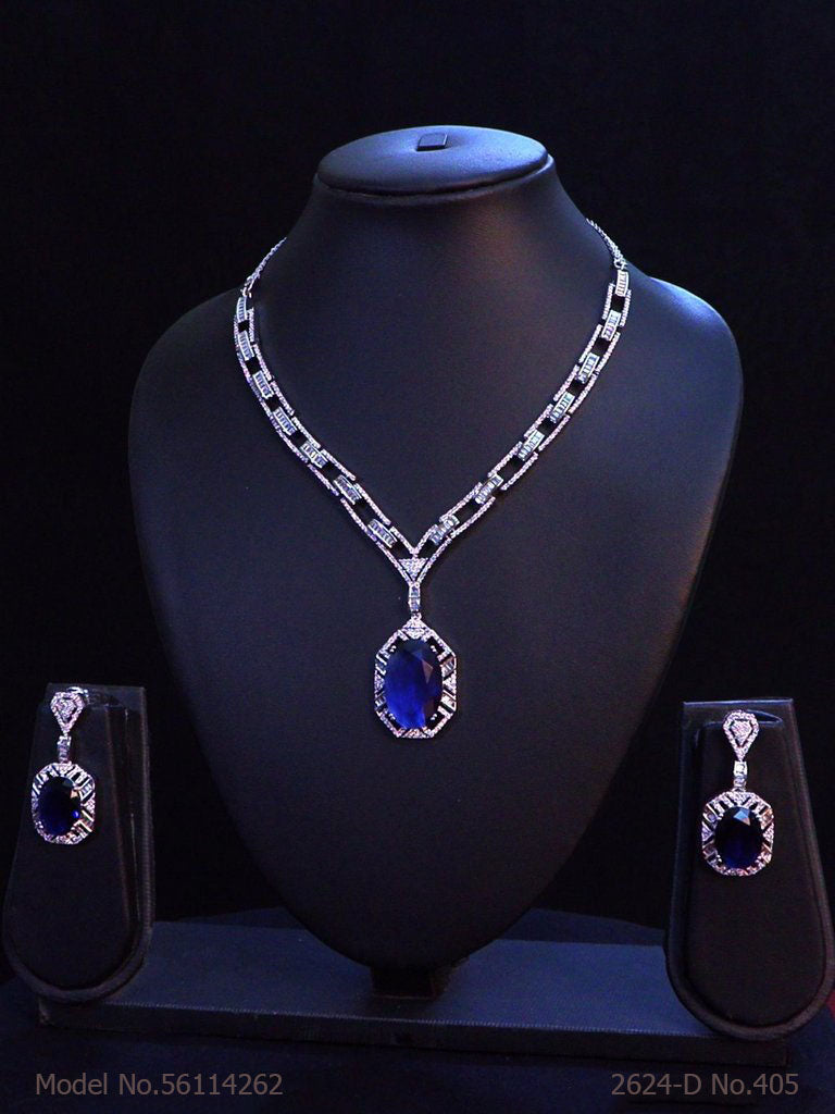 American Diamond Necklace Set | Wonderful Gift Item - View A