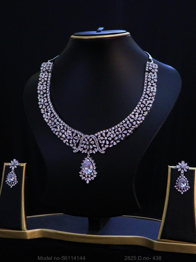 American Diamond Necklace Set | Wonderful Gift Item - View A