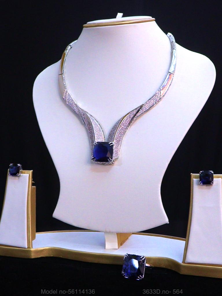 Original Cubic Zircon | Classic Necklace Set - View A