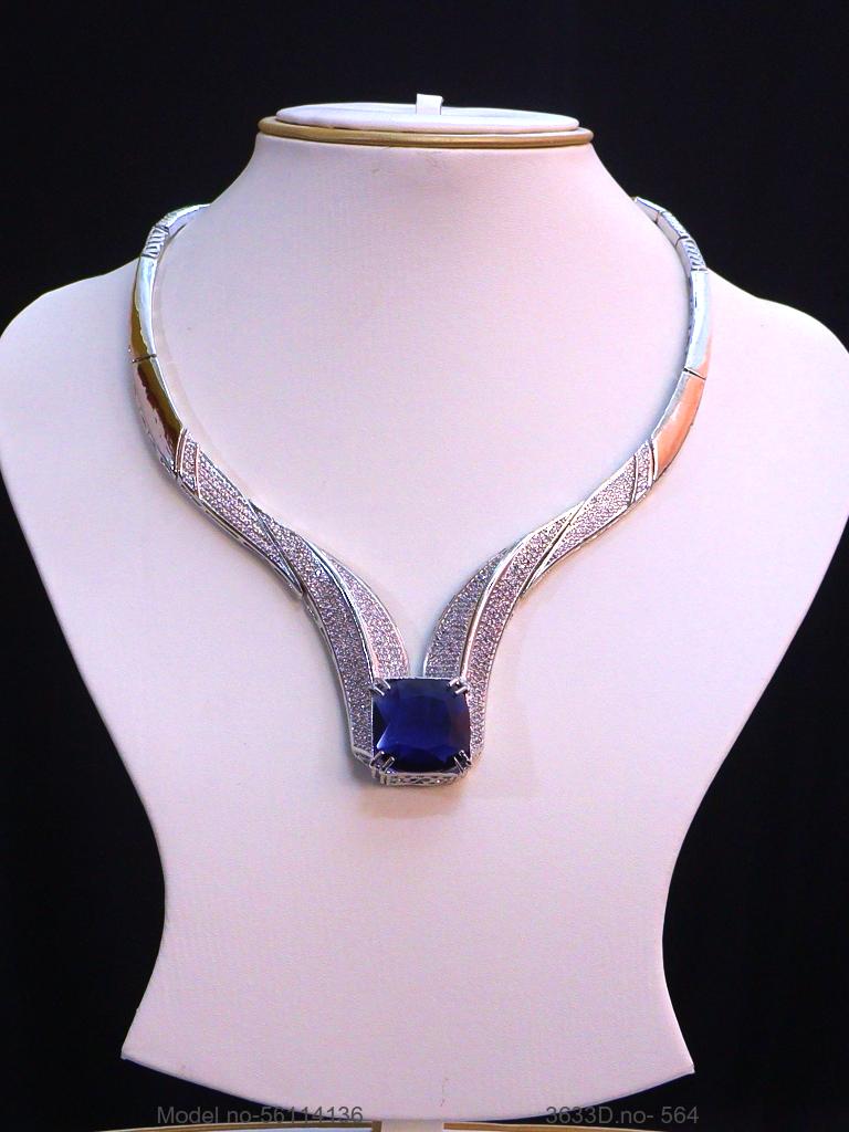 Original Cubic Zircon | Classic Necklace Set - View B