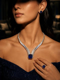 Original Cubic Zircon | Classic Necklace Set - Amaara World