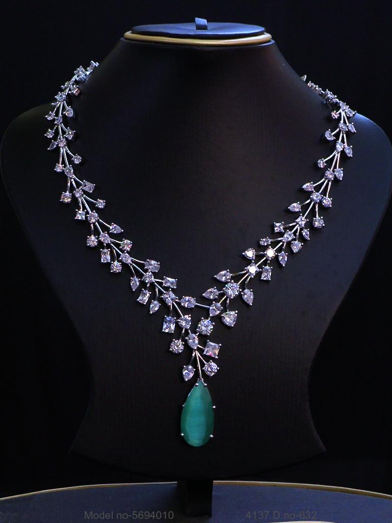 Original Zircon Necklace Set - View A