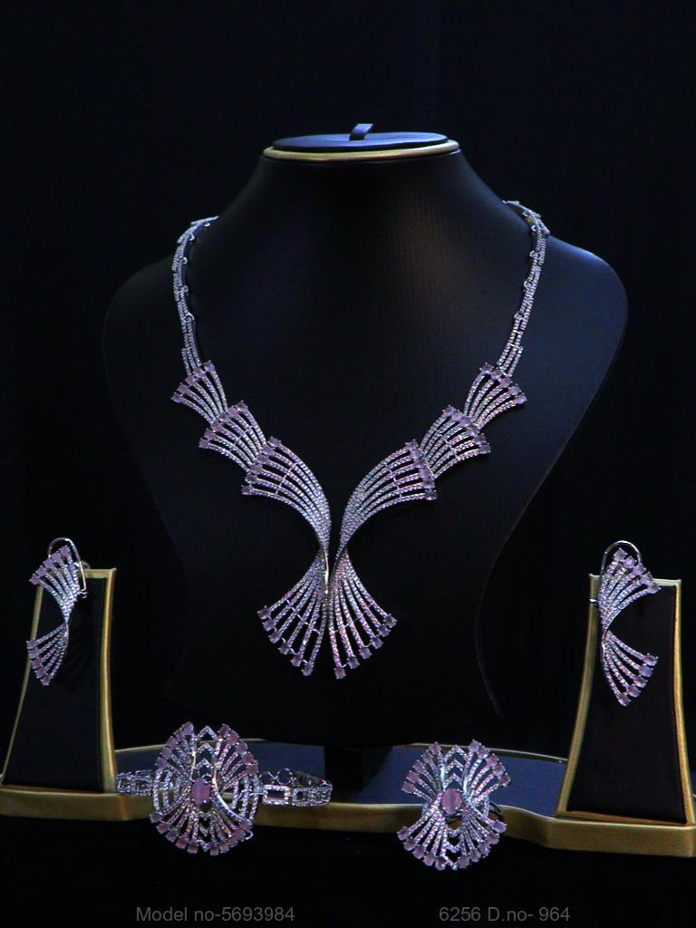 Artificial Diamond Cz Jewelry Set - Amaara World