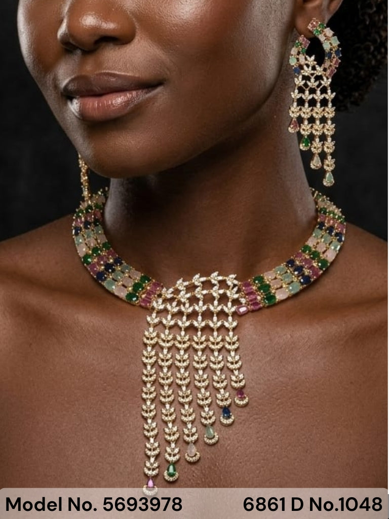 Original Zircon Necklace Set - Amaara World