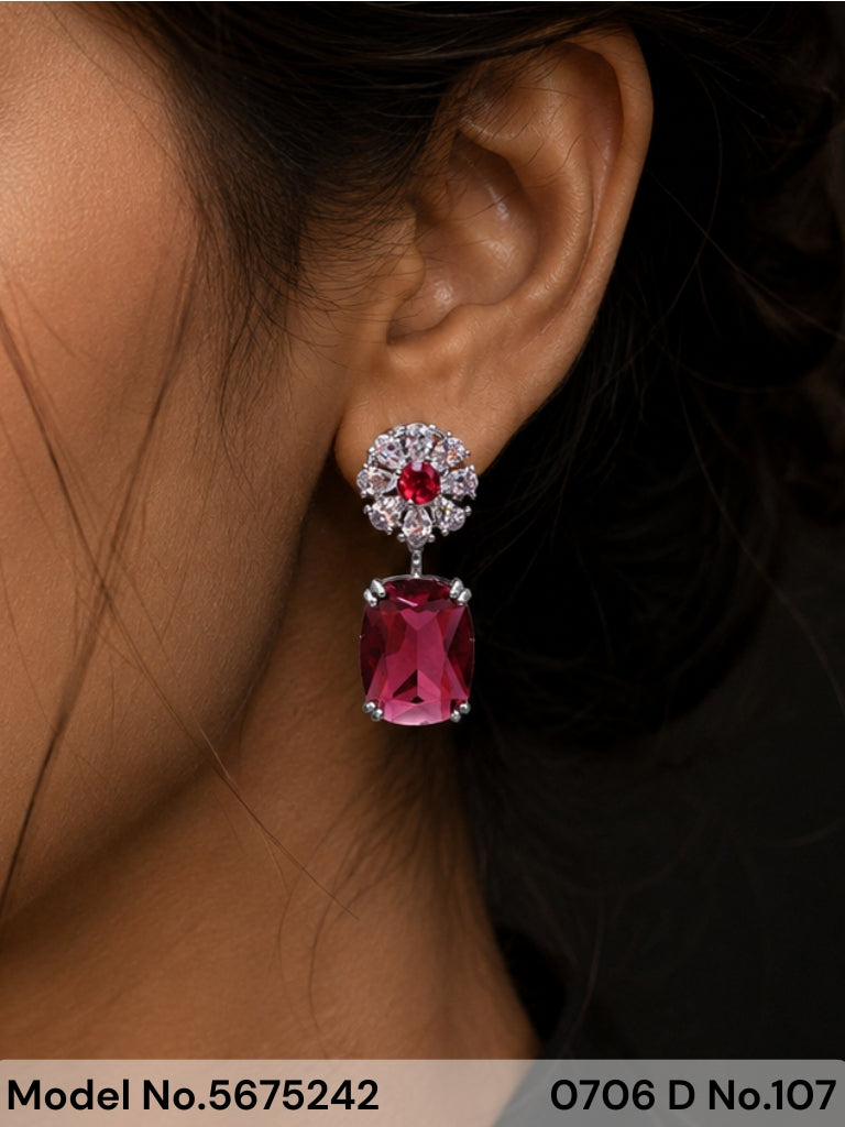 CZ Earrings - Amaara World