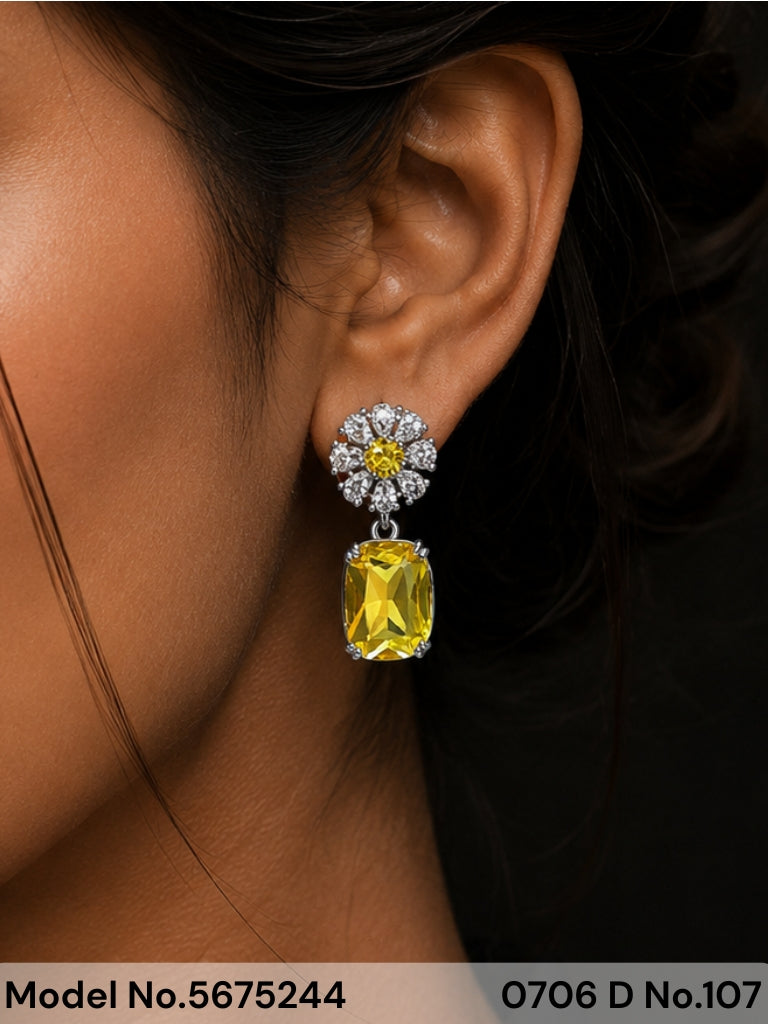 CZ Earrings - Amaara World
