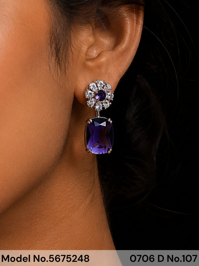 CZ Earrings - Amaara World