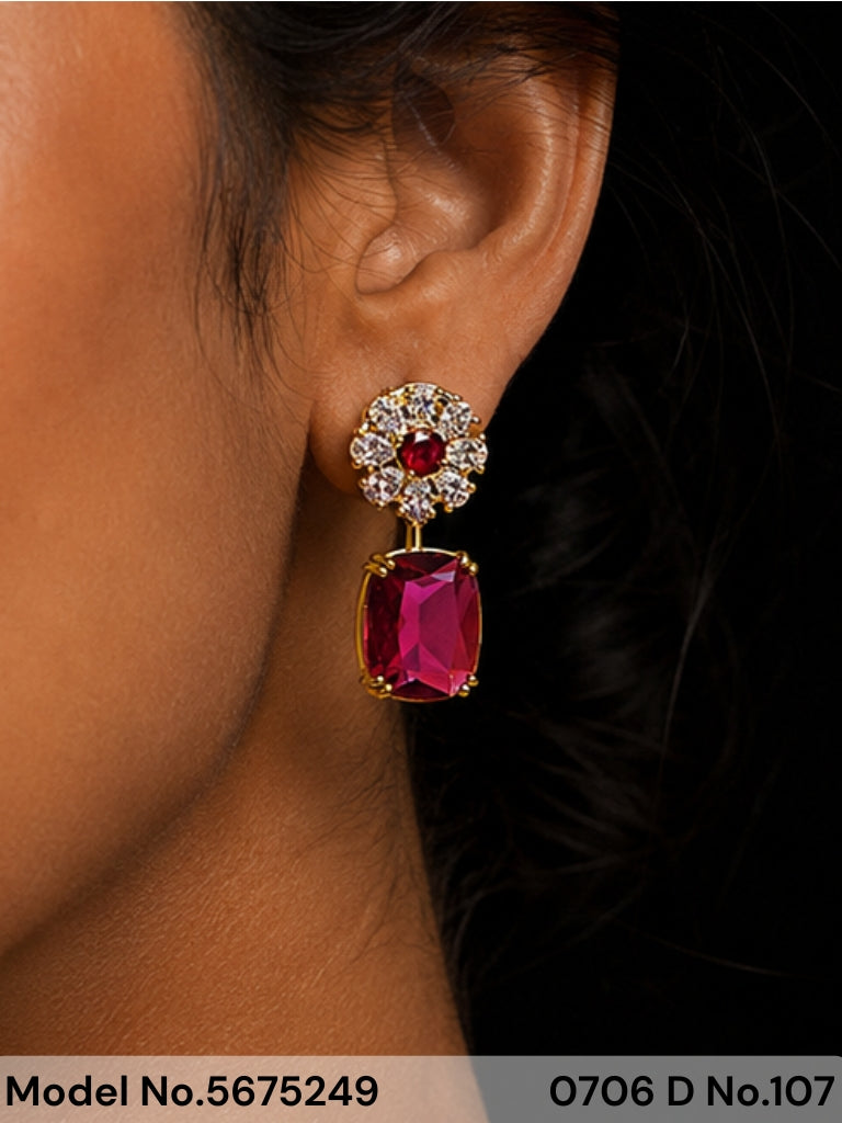 CZ Earrings - Amaara World