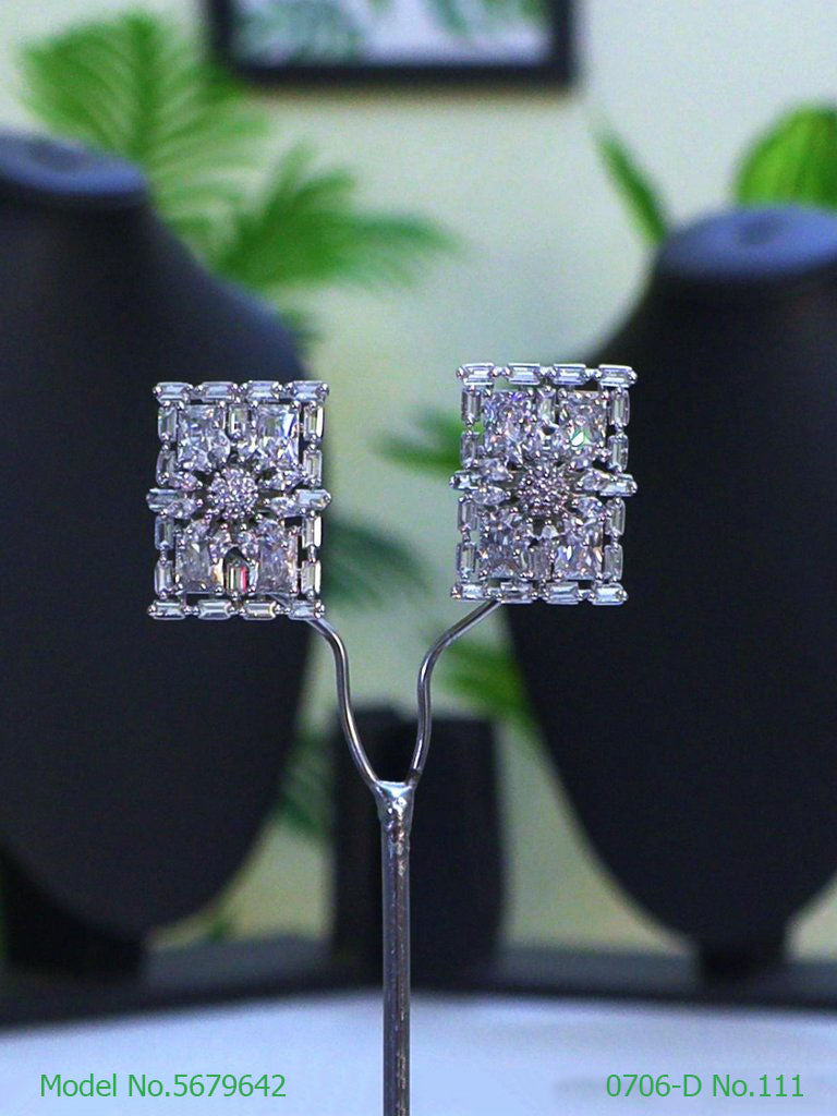 CZ Earrings - View A