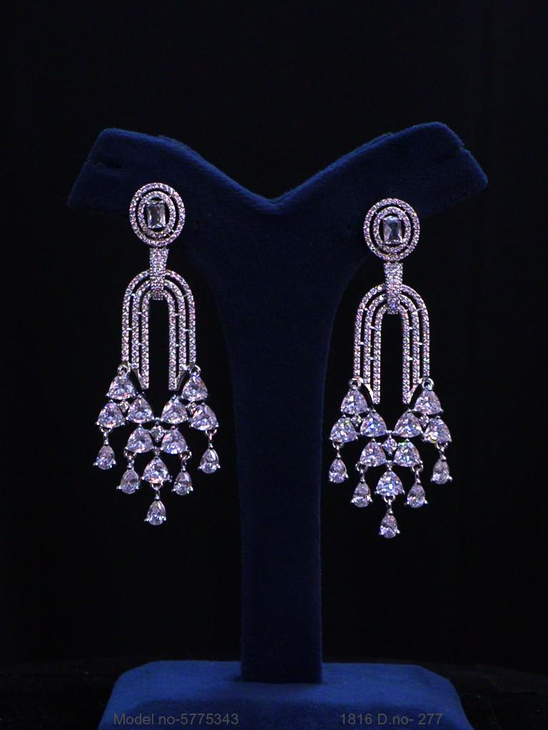 Real Zircon | Fashion AD Earrings - View A