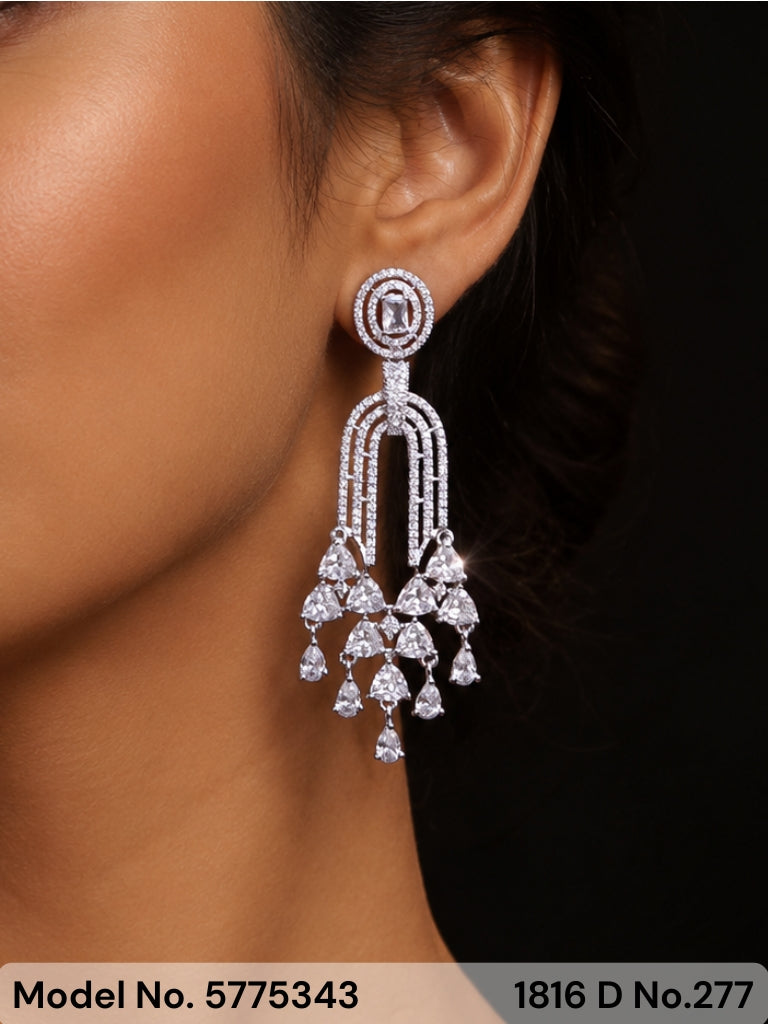 Real Zircon | Fashion AD Earrings - Amaara World