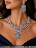 Traditional Design | American Diamond Jewelry Set - Amaara World