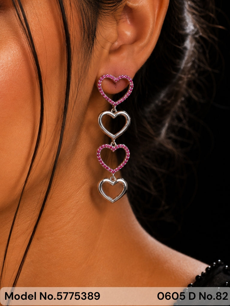 Statement Earrings with AD stones - Amaara World