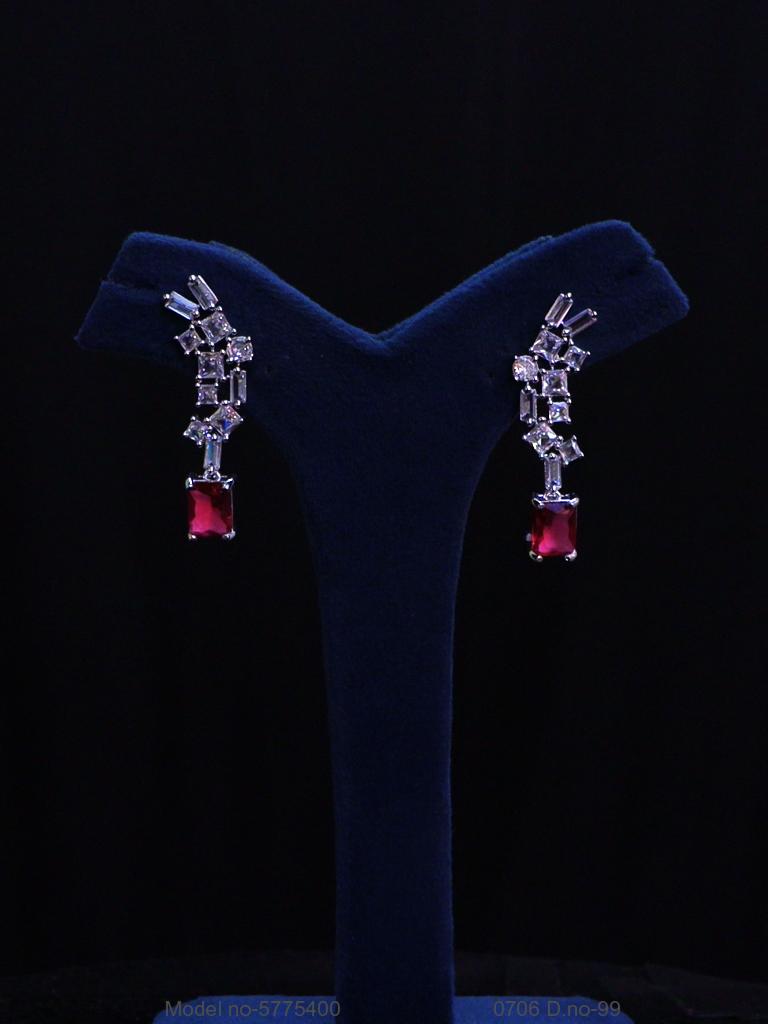 Lab Created Diamond Earrings - View A