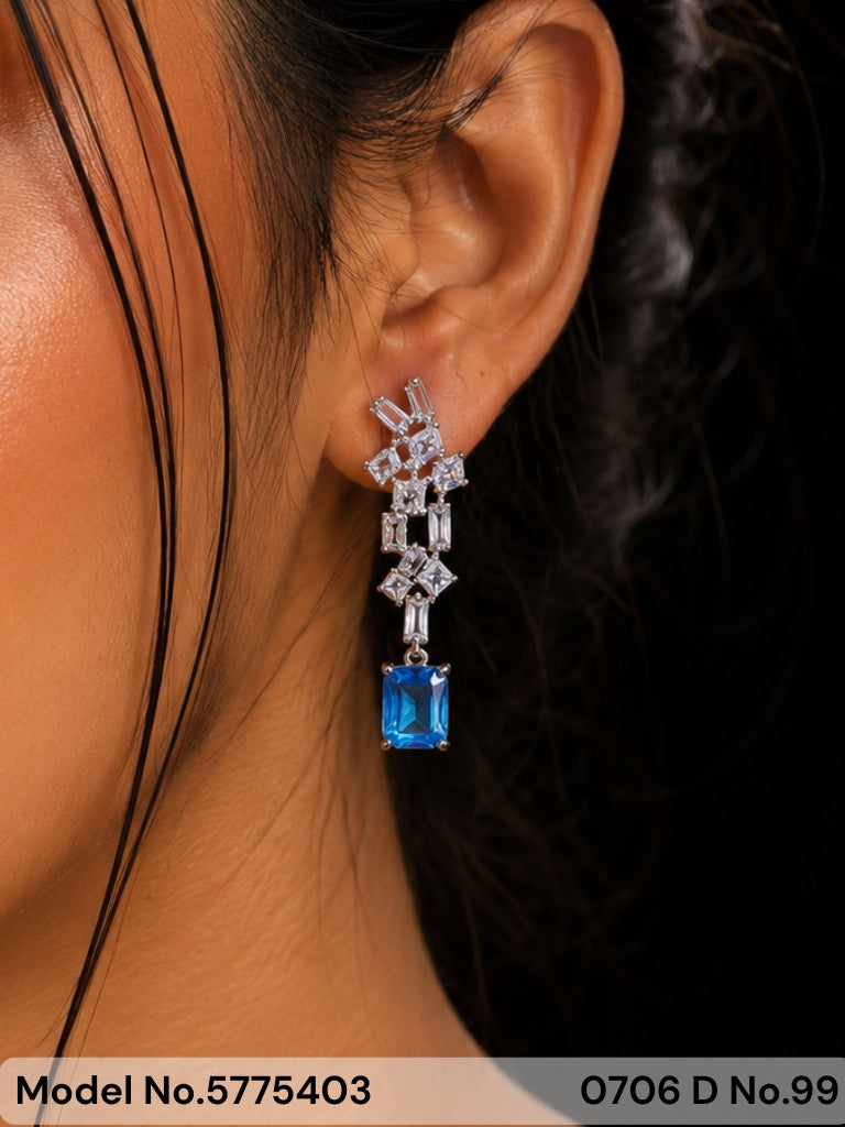 Statement Earrings with AD stones - Amaara World