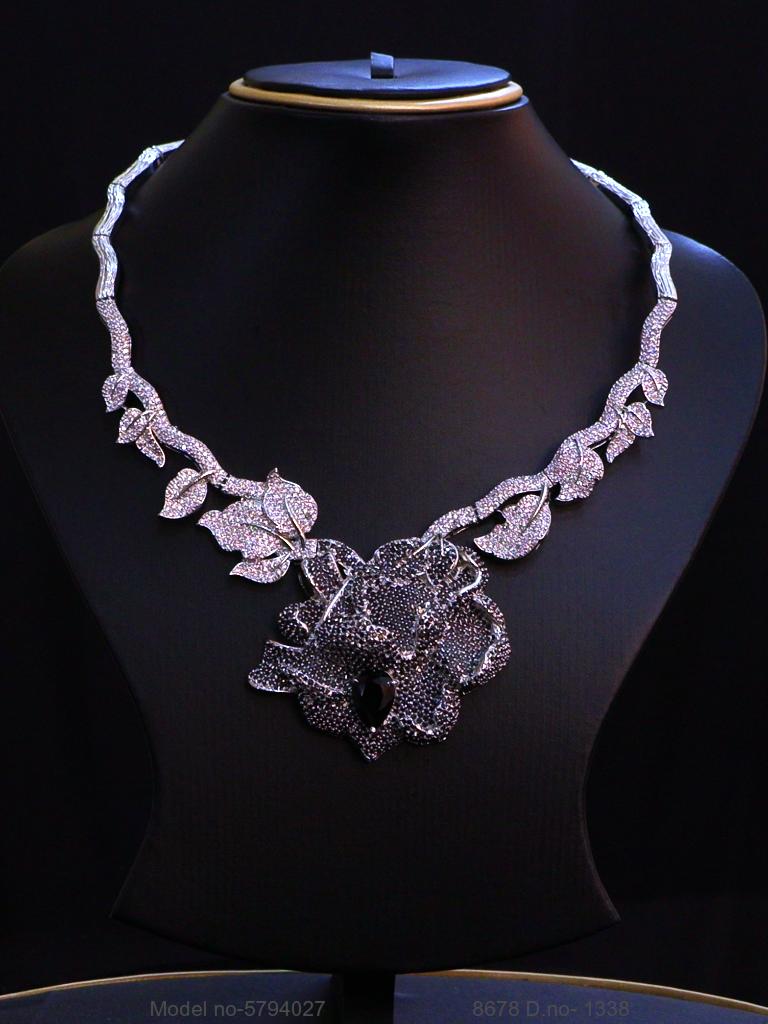 Artificial Diamond Cz Jewelry Set - View 2 - Amaara World