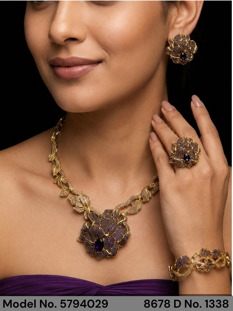 Original Zircon Necklace Set - Amaara World