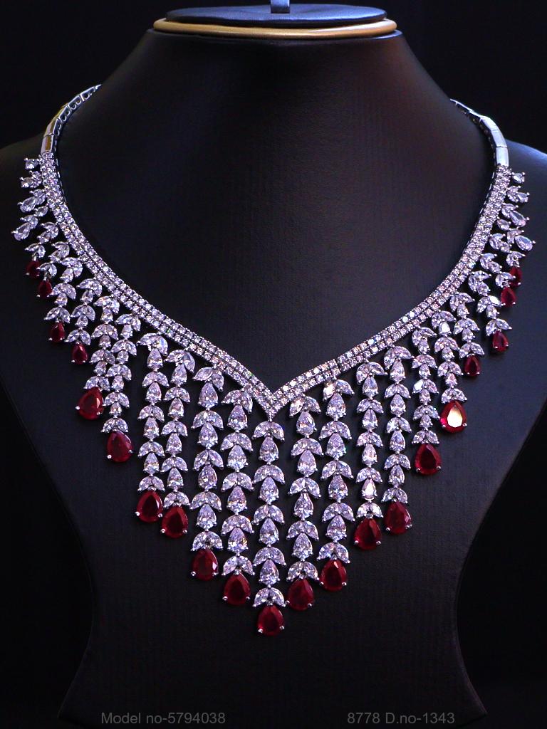 Handmade Traditional Masterpiece Zircon Jewelry Set - View B