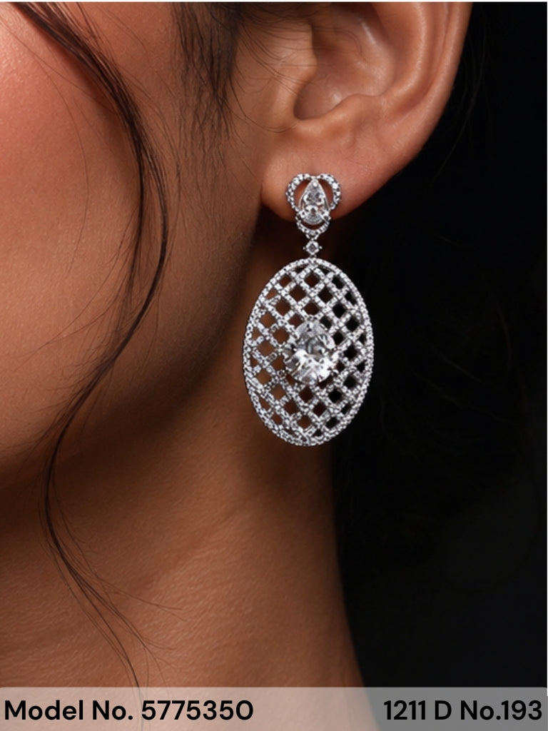 Diamond Replica Long Earrings - Amaara World