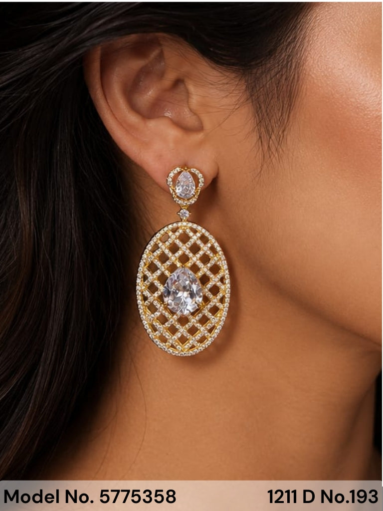 Artificial Diamond | Cz Earrings - Amaara World