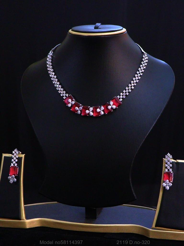 Original Cubic Zircon | Classic Necklace Set - Amaara World