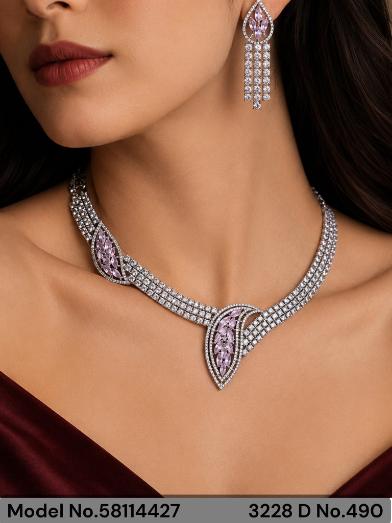 Eye catchy Necklace set - Amaara World
