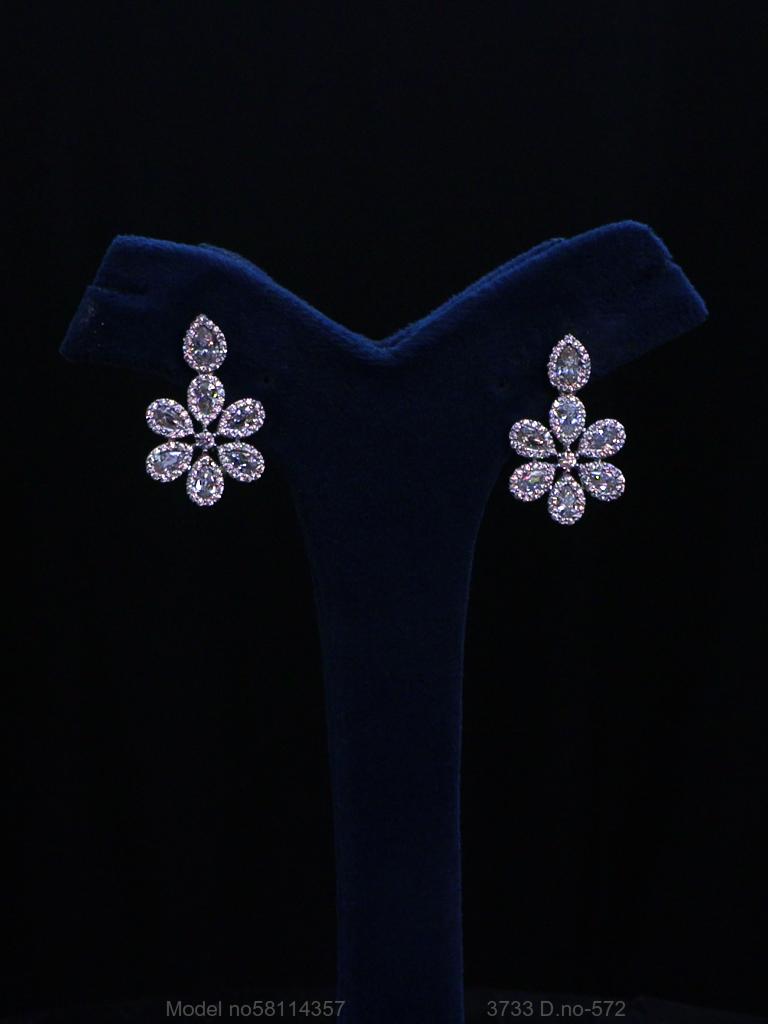Classic yet Trendy | Cz Fashion Necklace Set - View B