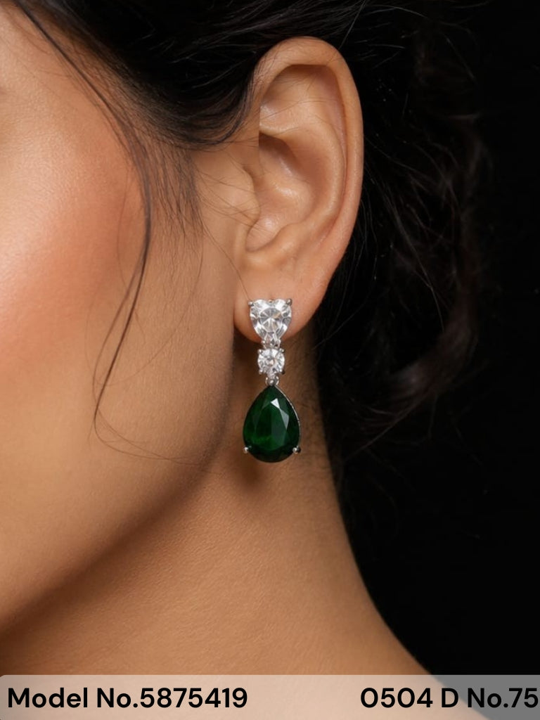 CZ Earrings - Amaara World