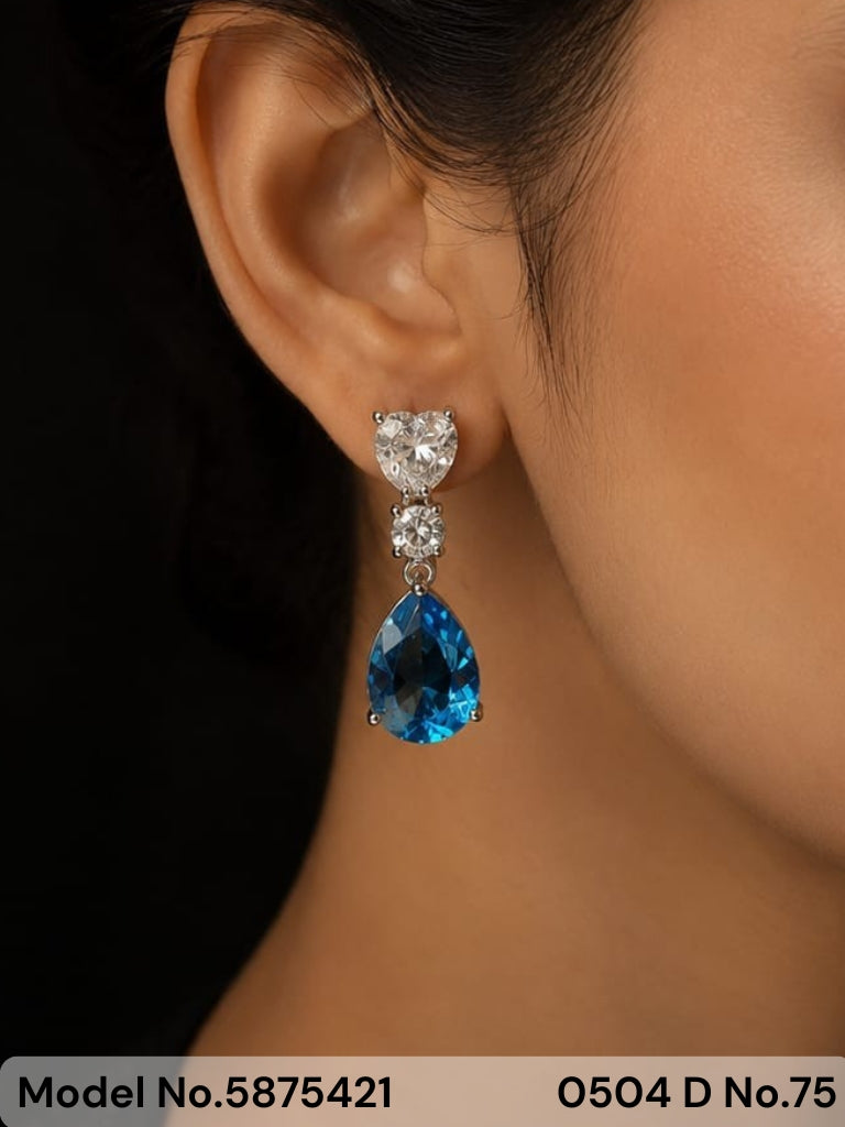 CZ Earrings - Amaara World