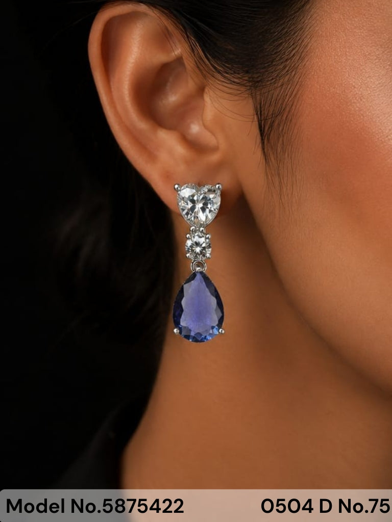 CZ Earrings - Amaara World