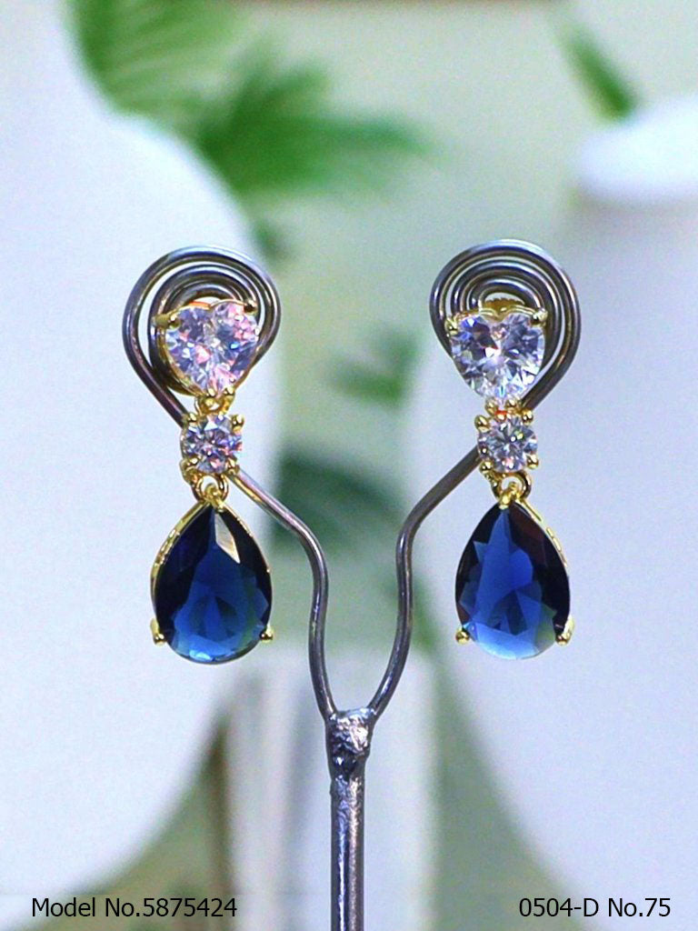 CZ Earrings - Amaara World