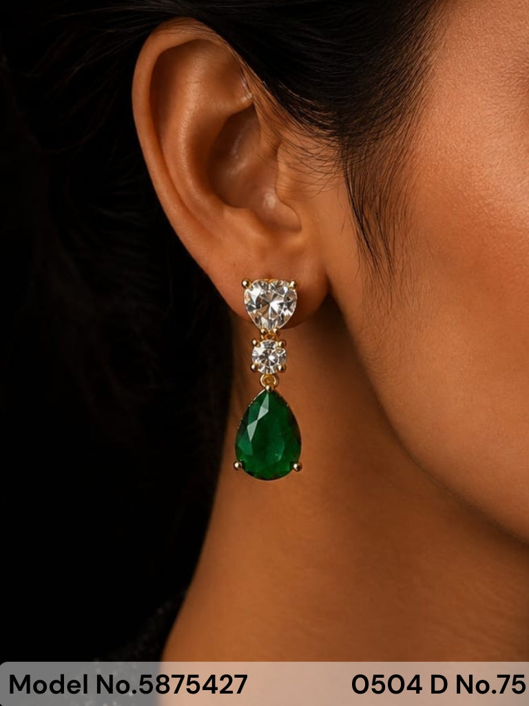 CZ Earrings - Amaara World