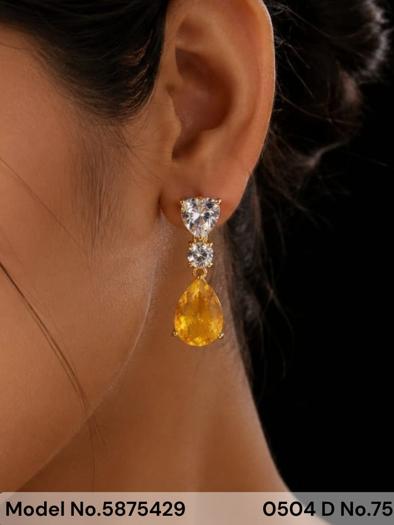 CZ Earrings - Amaara World