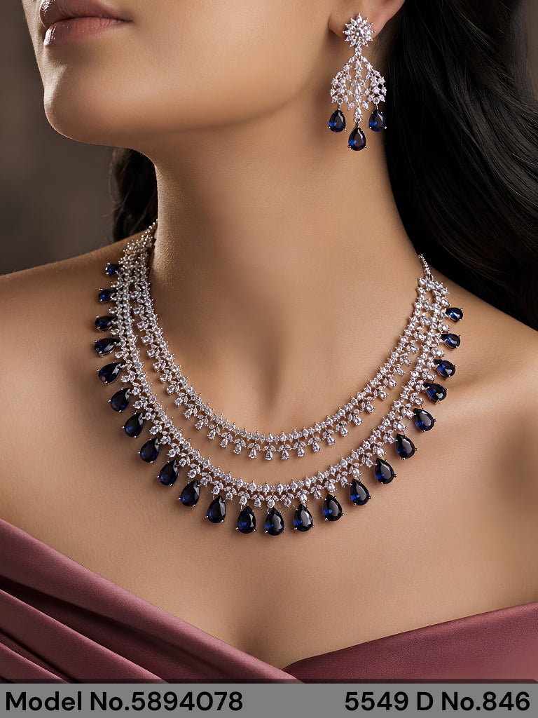 Bridesmaid Necklace Set for Traditional Weddings - Amaara World