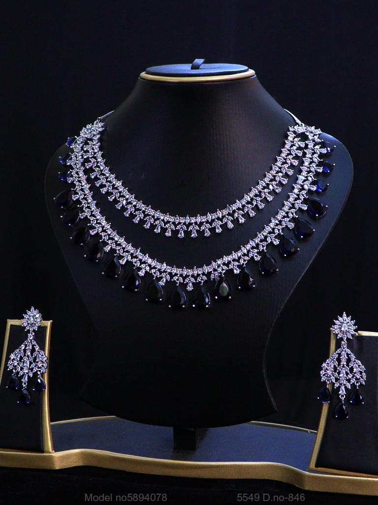 Bridesmaid Necklace Set for Traditional Weddings - View A