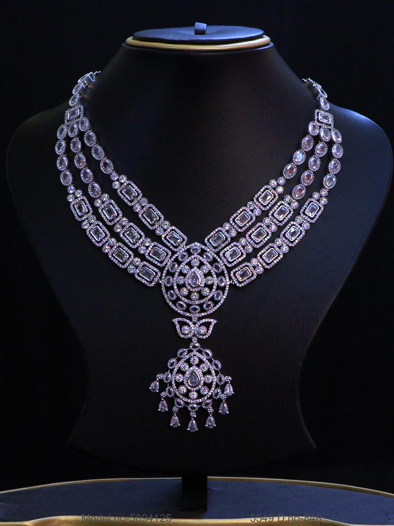 Traditional Zirconia Jewelry Set for Classy Women - View B