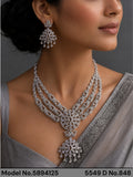 Traditional Zirconia Jewelry Set for Classy Women - Amaara World