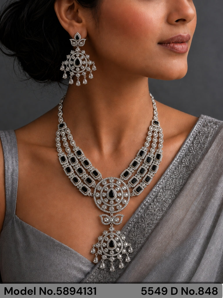 Original Cz Traditional Necklace - Amaara World