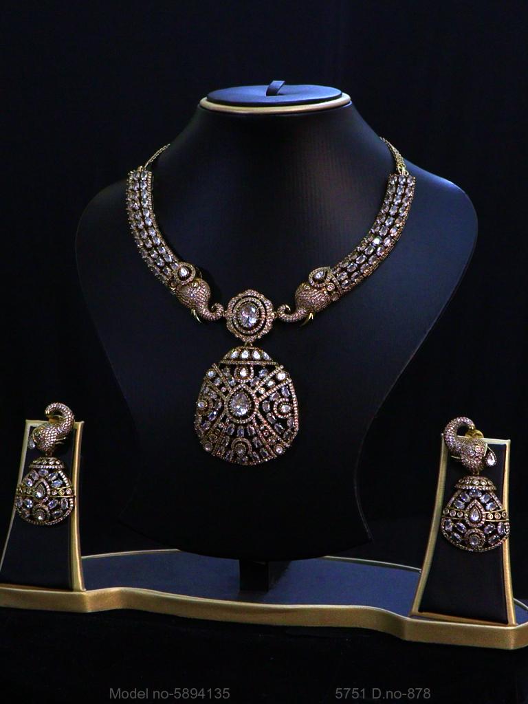 Original Zircon Necklace Set - Style 1 - Amaara World